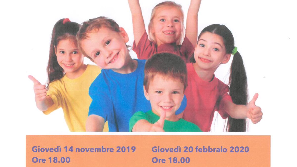 Locandina degli Incontri di genitorialità 2019/20 dell'Istituto San Gaspare di Firenze