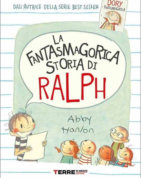 Copertina del libro "La fantasmagorica storia di Ralph" di Abby Hanlon, con un bambino che disegna